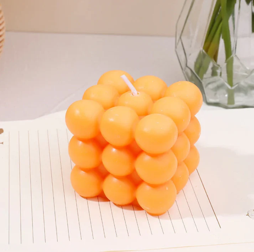 Bubble Cube Scented Candles(Pack of 4)