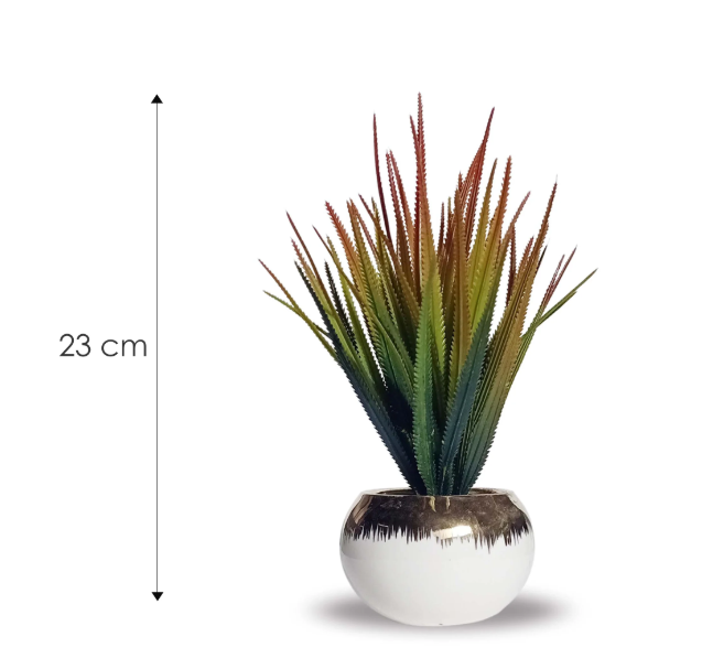 Artificial Bonsai Plant With CERAMIC POT (Height - 23 CM)