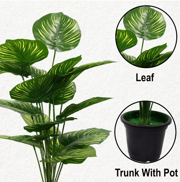 30"(76 cm)Artificial Philodendron Plant Pack of 2