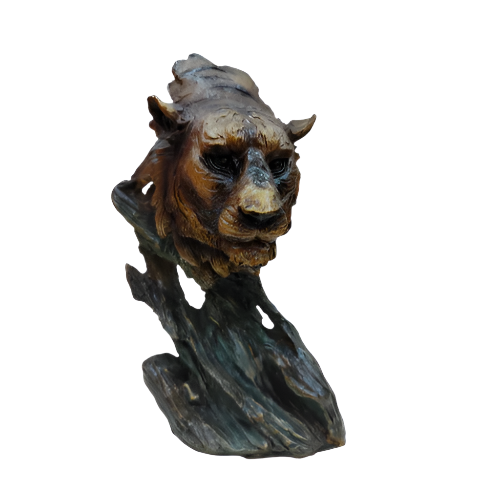 Tiger Head Figurine