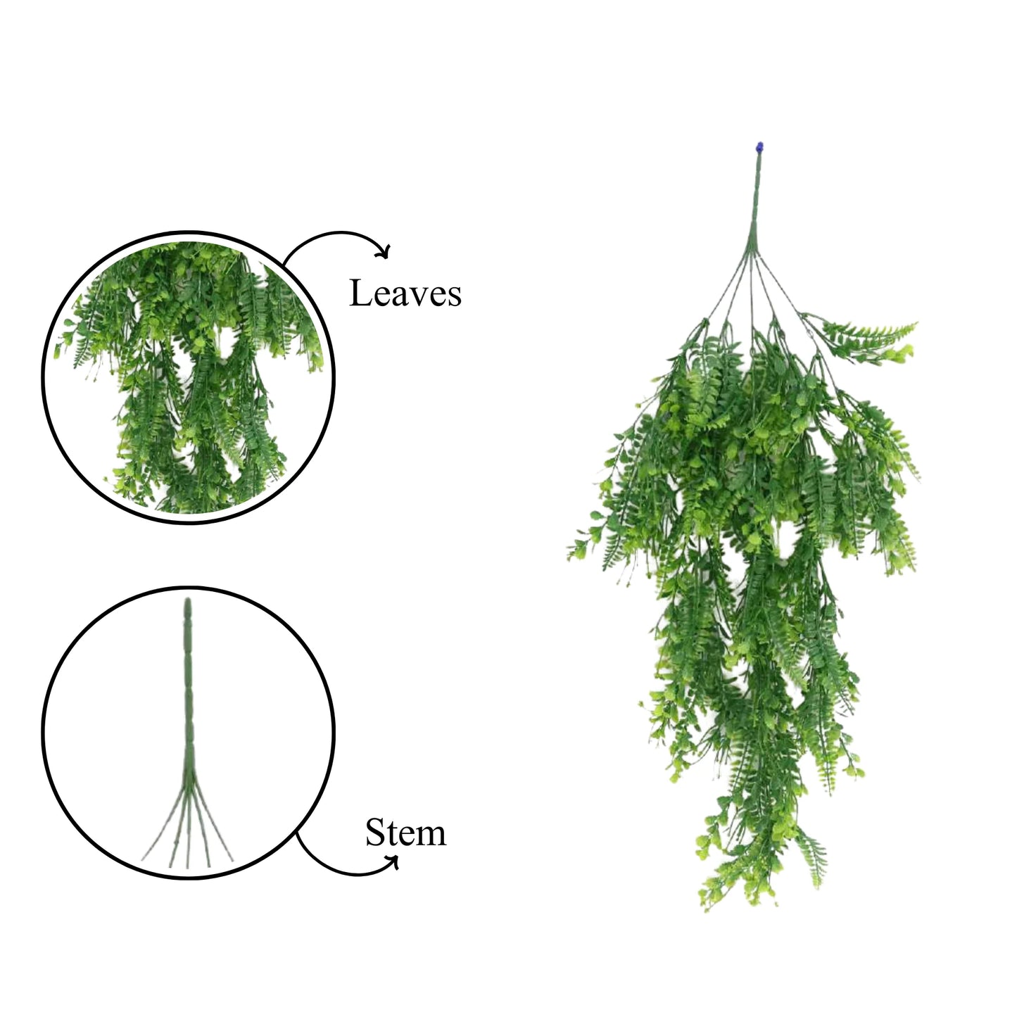 Artificial Hanging Fern Creeper