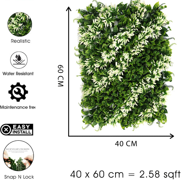 Artificial Vertical Garden Wall Panel 40X60 CM