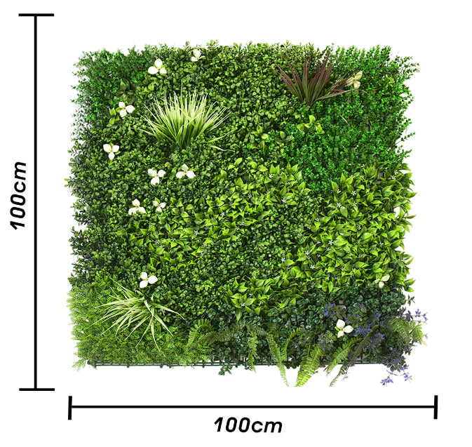 Artificial Vertical Garden Wall Panel 100X100 CM