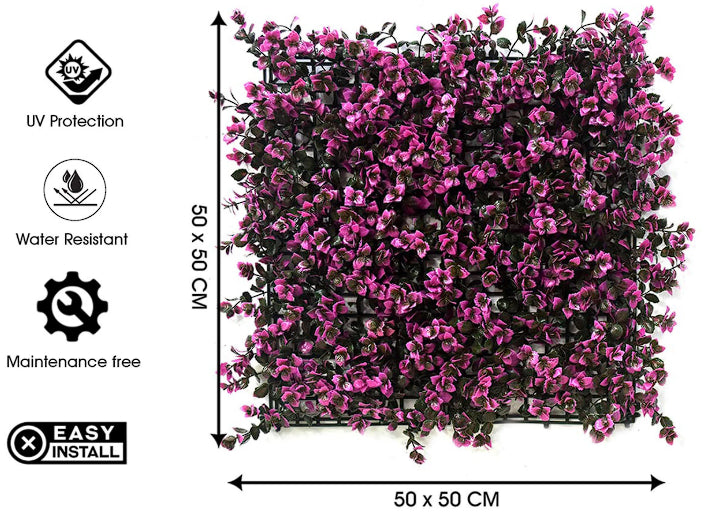 Artificial Vertical Garden Wall Panel 50X50 CM