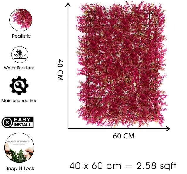 Artificial Vertical Garden Wall Panel 40X60 CM