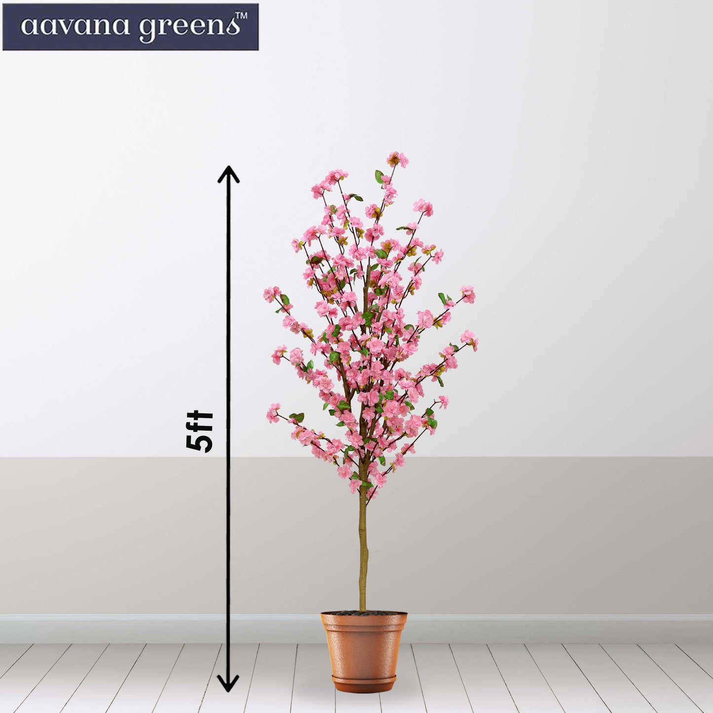 5 Feet (152 cm) Cherry Blossom Artificial Plants Pack Of 1