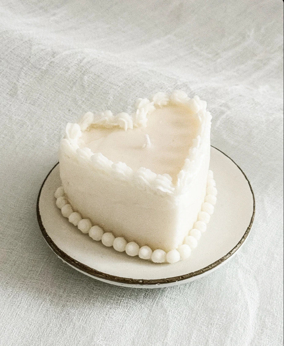 Heart Cake Scented Candles(Pack of 2)