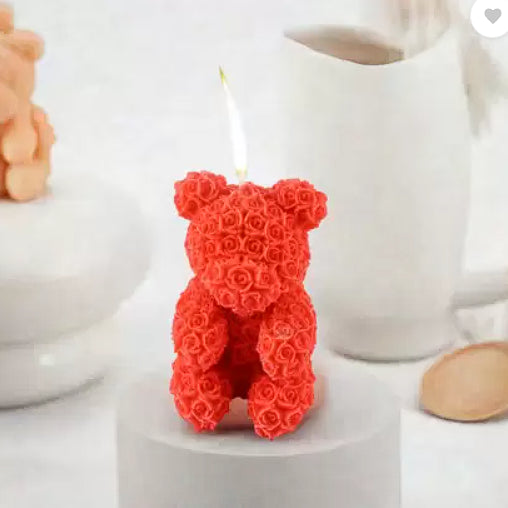 Bear Shaped Scented Candle(Pack of 2)